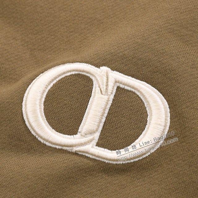 Dior專櫃迪奧2023FW新款刺繡拉絨連帽衛衣 男女同款 tzy3036
